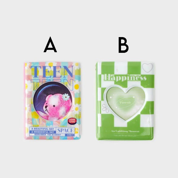 DAISO PHOTOCARD ALBUM (20 Sheets / 40 Pockets)