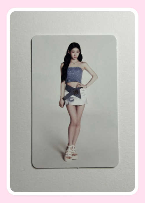 Chaeryeong ITZY Kill My Doubt Pop Up Trading Card