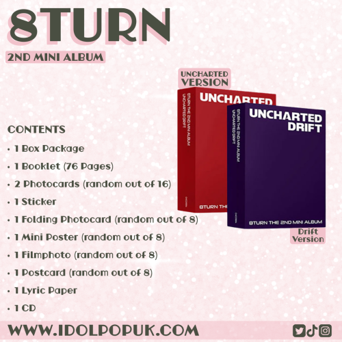 8TURN UNCHARTED DRIFT ALBUM CONTENTS