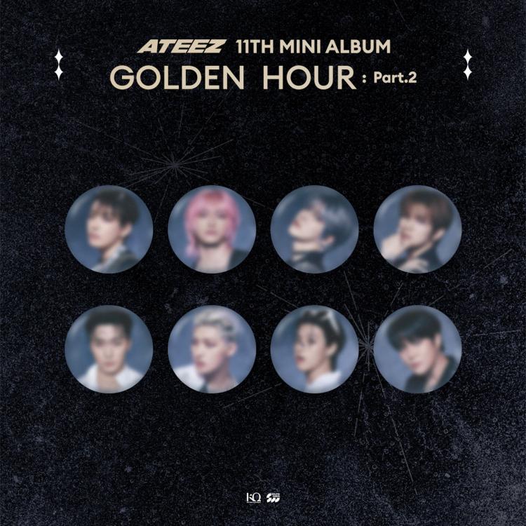 ATEEZ GOLDEN HOUR PT.2 RANDOM CAN BADGE