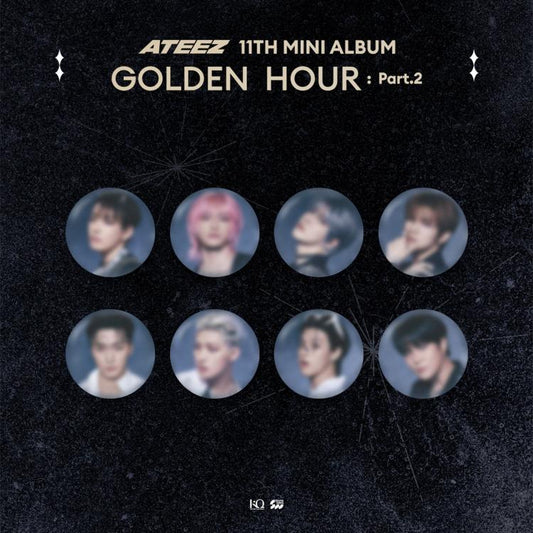 ATEEZ GOLDEN HOUR PT.2 RANDOM CAN BADGE