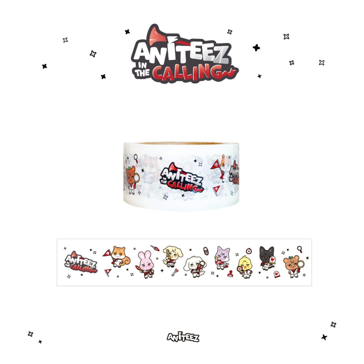 PRE ORDER Box Tape ATEEZ x ANITEEZ IN THE CALLING MD