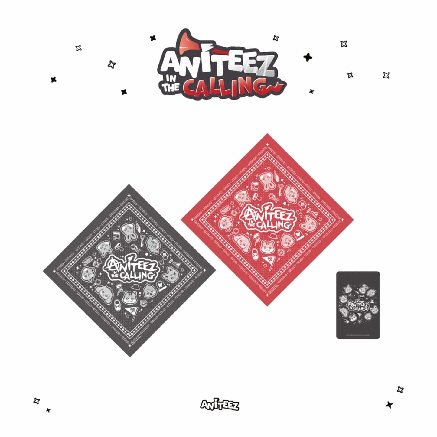 PRE ORDER Bandana ATEEZ x ANITEEZ IN THE CALLING MD