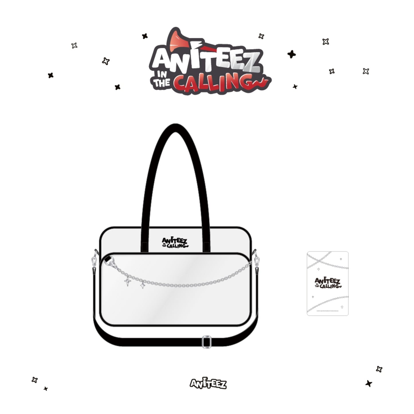 PRE ORDER PVC Pocket Shoulder Bag ATEEZ x ANITEEZ IN THE CALLING MD