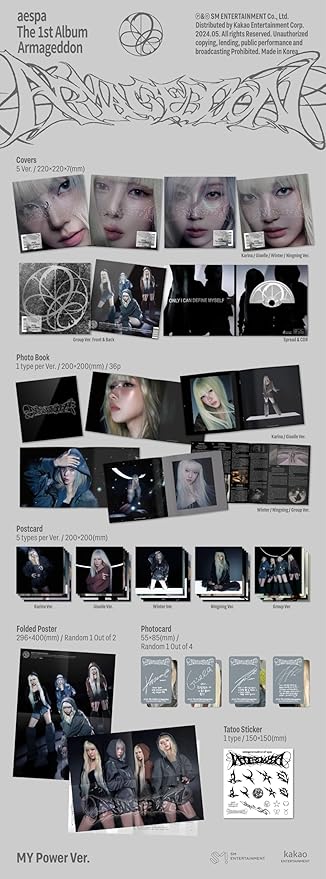 Aespa 1st album Armageddon Giselle digipack