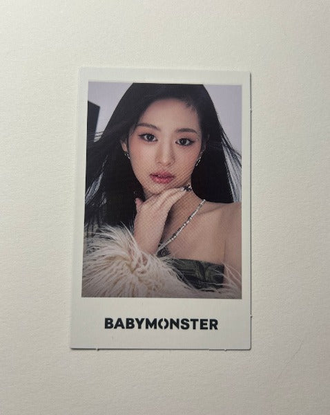 BABYMONSTER BABYMONS7ER Weverse Pob Polaroid with member choice