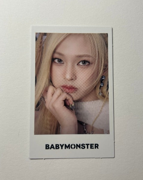 BABYMONSTER BABYMONS7ER Weverse Pob Polaroid with member choice