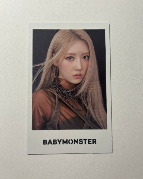 BABYMONSTER BABYMONS7ER Weverse Pob Polaroid with member choice