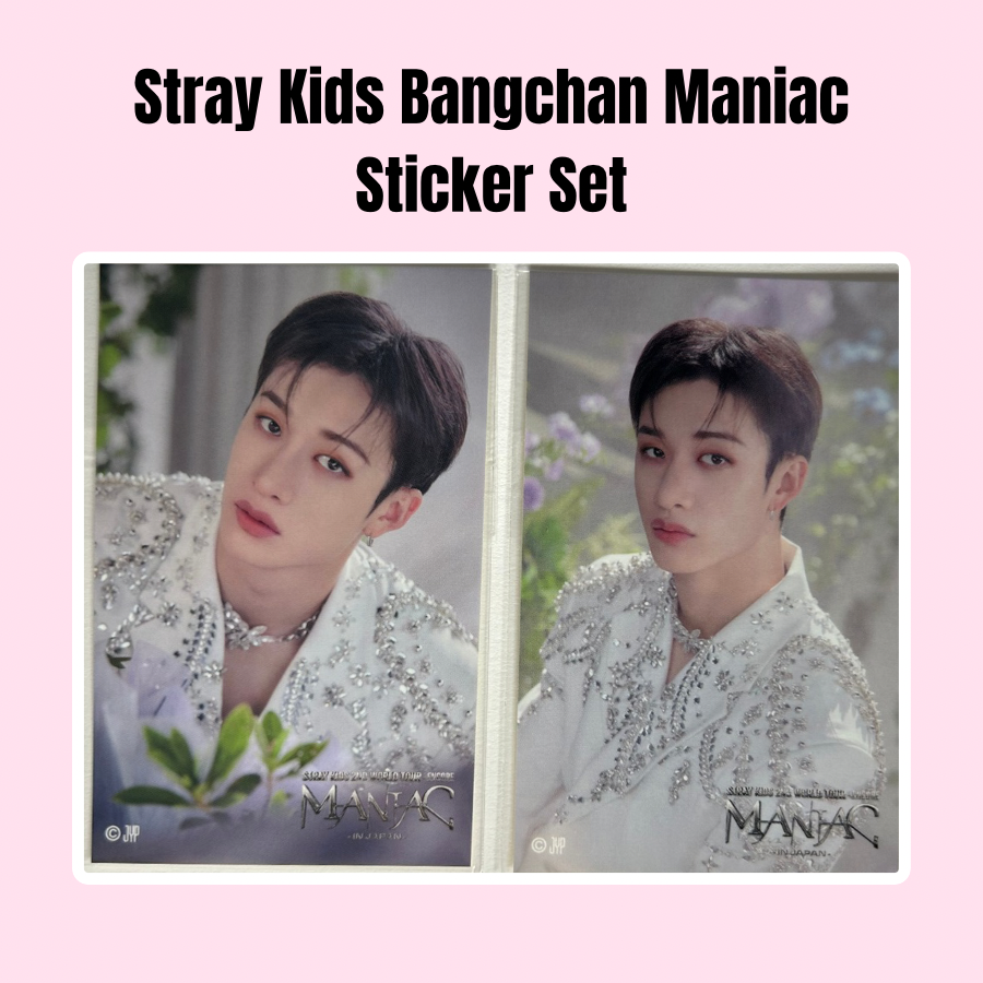 Bangchan Stray Kids Maniac Japan Sticker Set