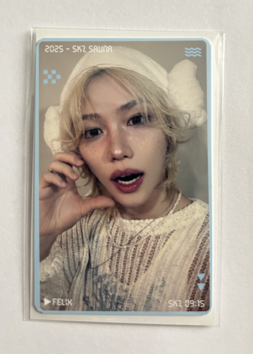 Felix Stray Kids Sauna Merch Pob Photocard