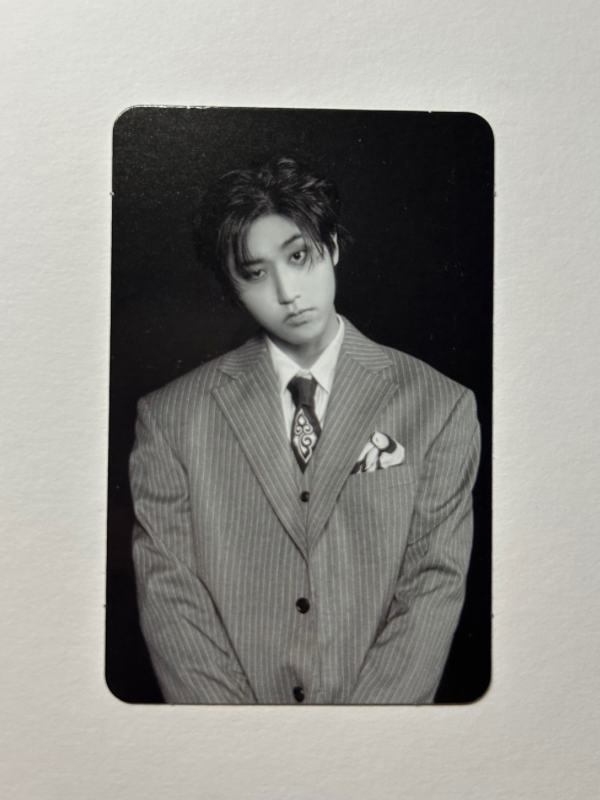 Han Stray Kids HIPTAPE HOP monochrome photocard