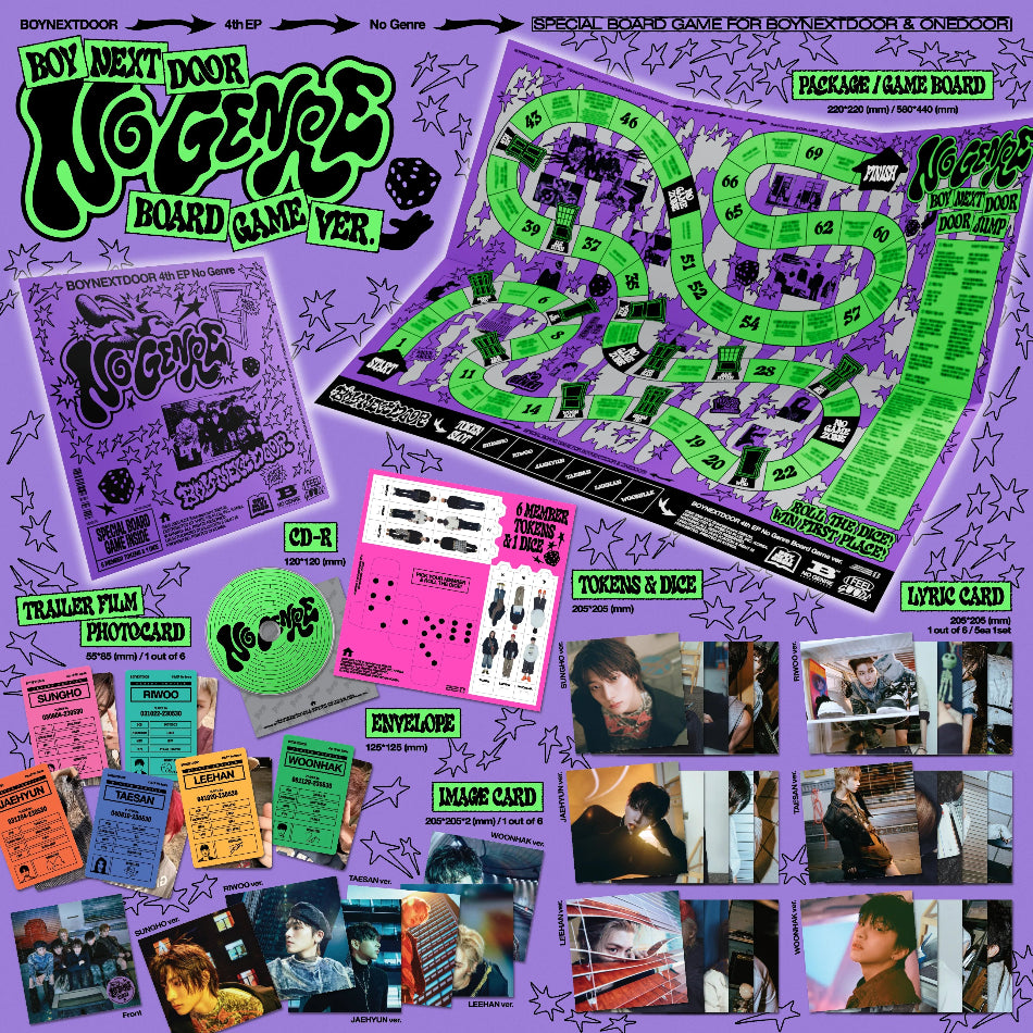BOYNEXTDOOR No Genre Album Board Game Ver