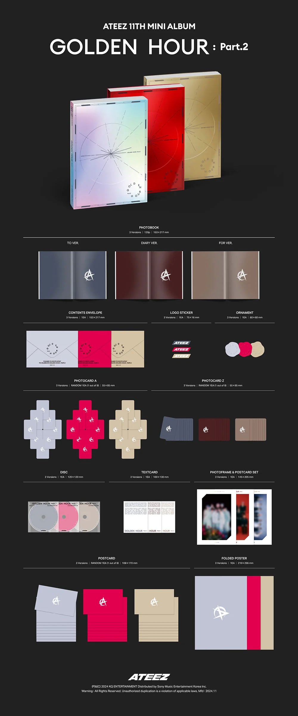 ATEEZ GOLDEN HOUR : Part.2 Album