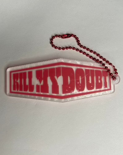 ITZY KILL MY DOUBT Keychain logo