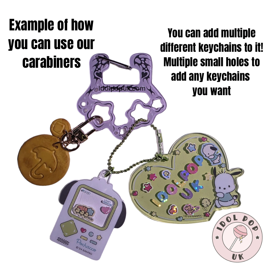 Idolpopuk DO IT Inspired Star Carabiner