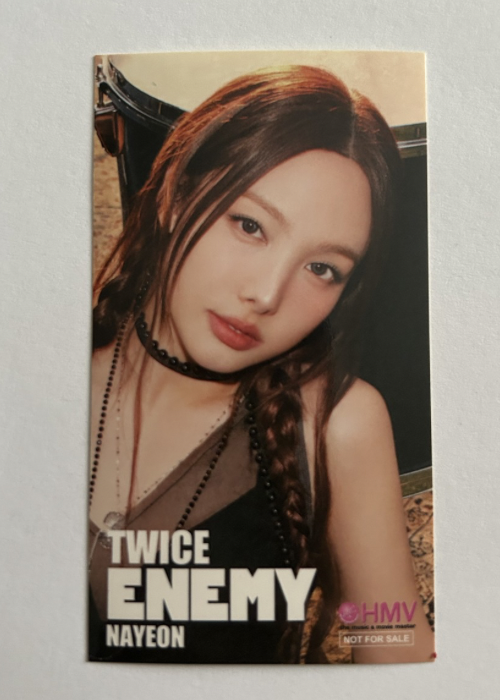 Nayeon Twice Enemy HMV Pob Photocard