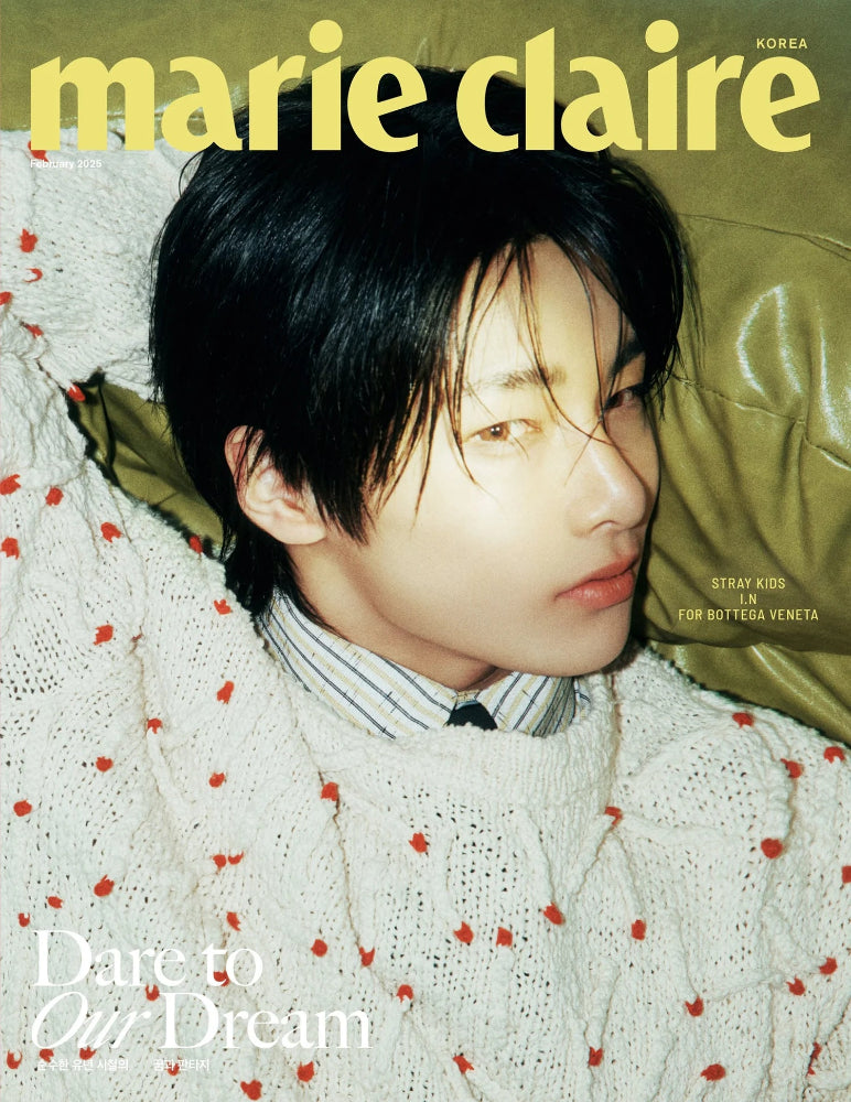 I.N Stray Kids Marie Claire Korea magazine
