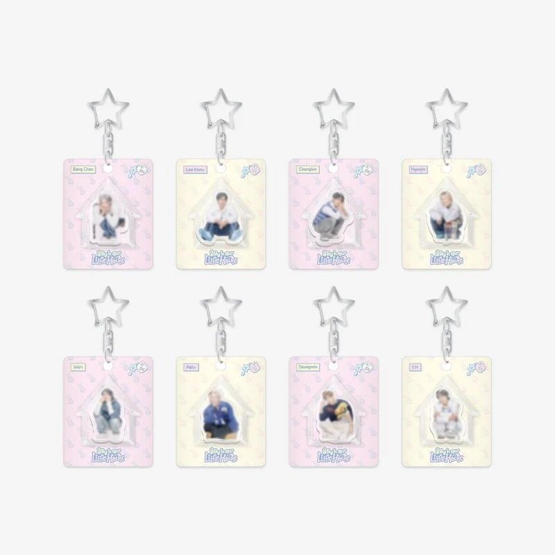 PRE ORDER Stray Kids 6th Fan Meeting Stay In Our Little House Mini Block Keyring