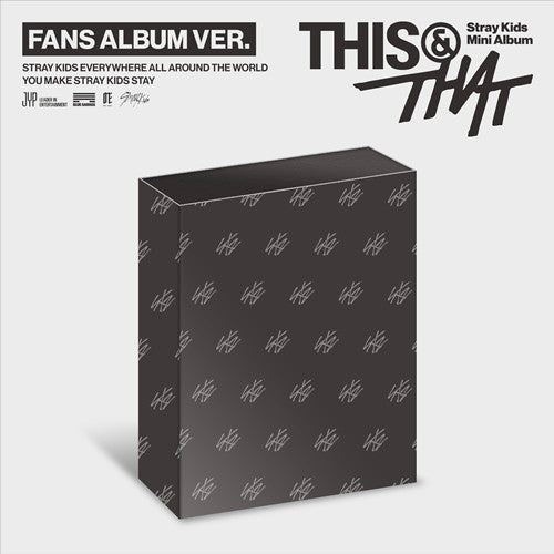 PRE ORDER Stray Kids THIS & THAT Mini Album Fans Album Version Pob Option
