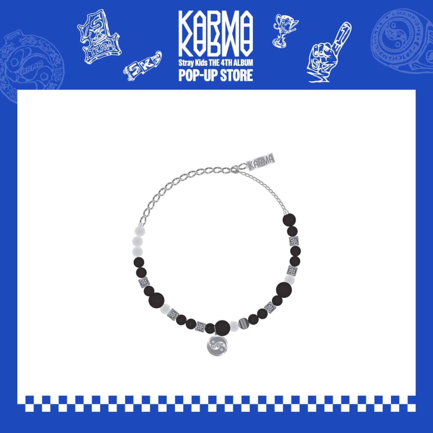 PRE ORDER YINYANG Bracelet Stray Kids KARMA POP UP