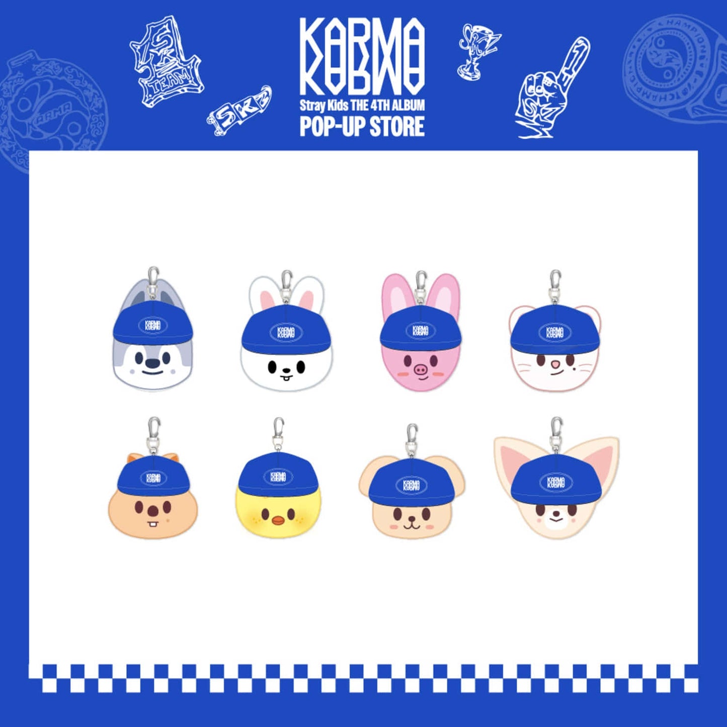 PRE ORDER SKZOO Ceremony Ball Cap Plush Stray Kids KARMA POP UP
