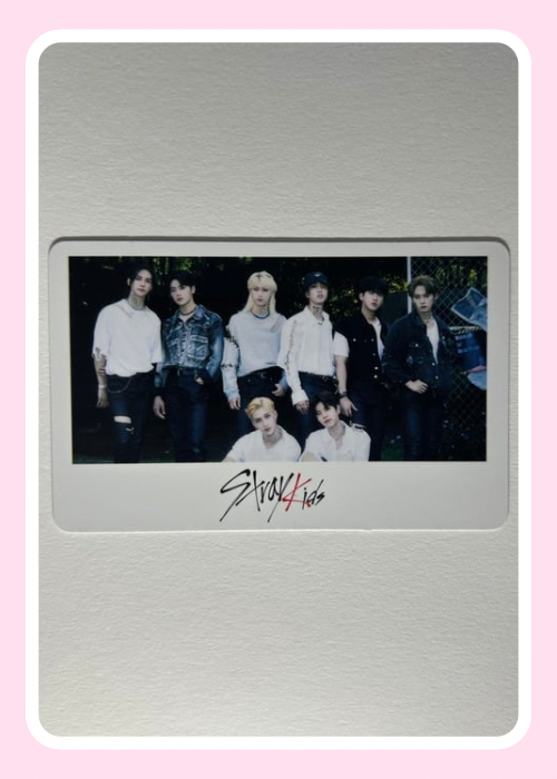 Stray Kids Scars Japan Group Photocard