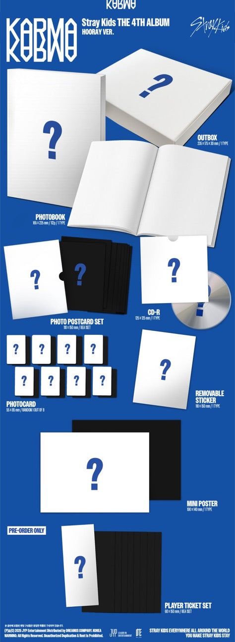 Stray Kids KARMA 4th Album CEREMONY / HOORAY Version