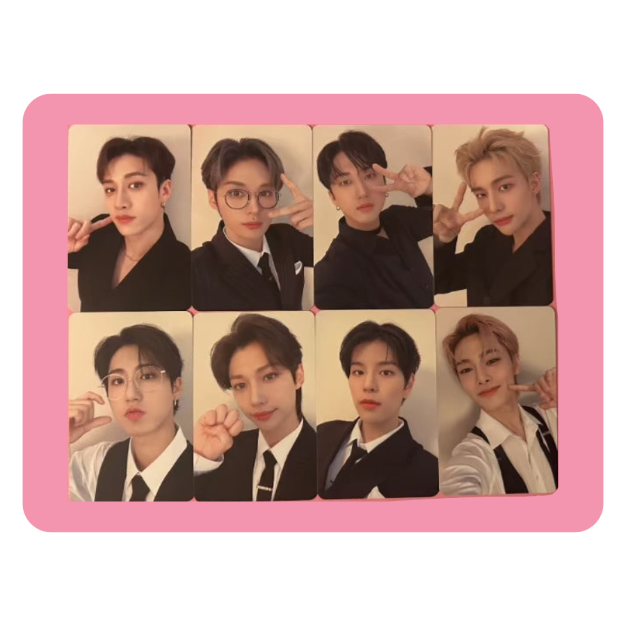 Stray kids x Nacific 'In The Black' 5th anniversary double sided photocards