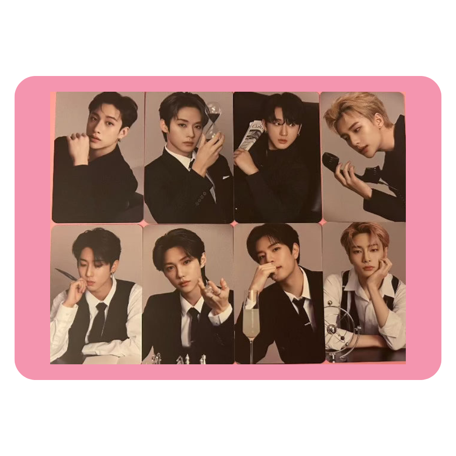 Stray kids x Nacific 'In The Black' 5th anniversary double sided photocards