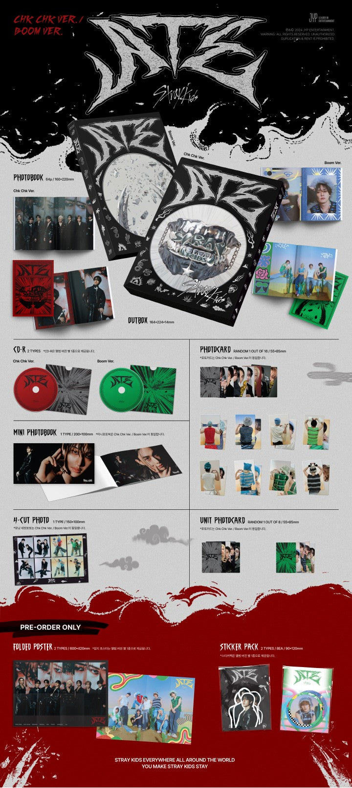 Stray Kids ATE album Chk Chk / Boom Ver