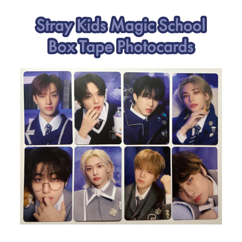 Stray Kids Magic School Box Tape Photocard