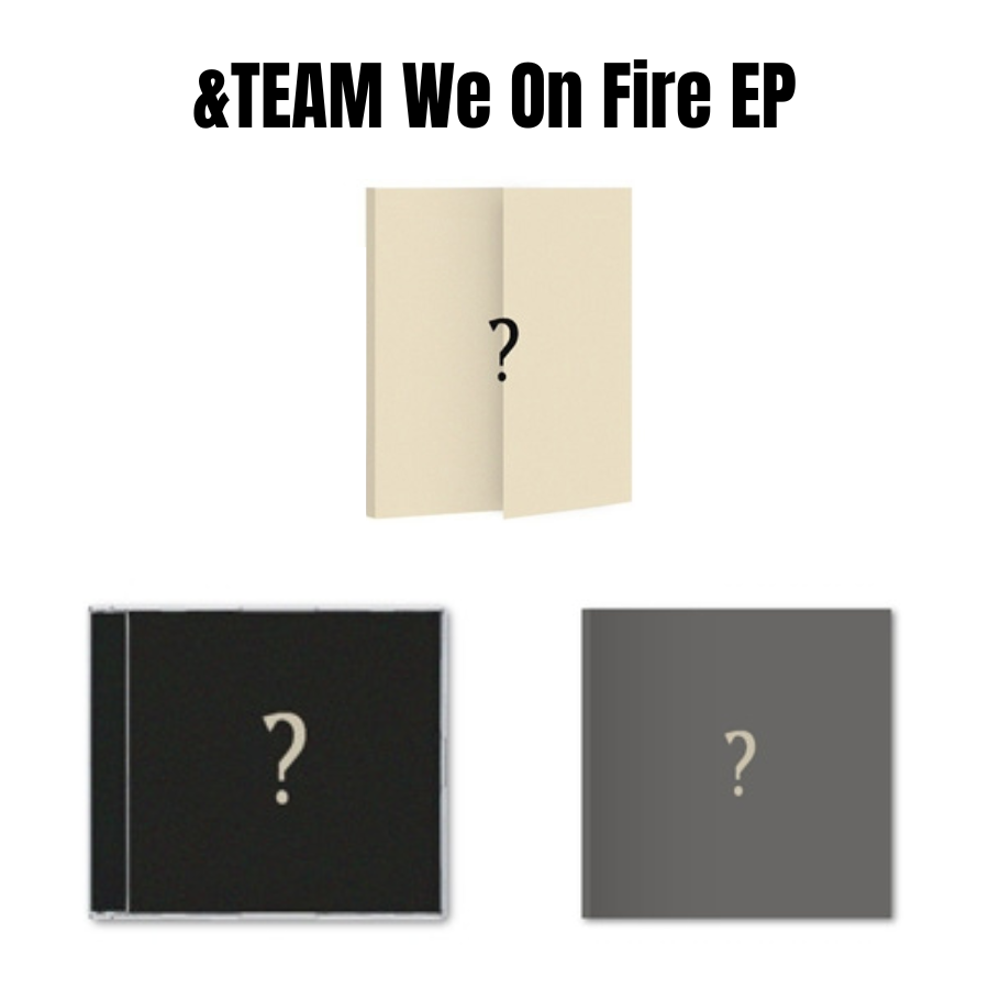 PRE ORDER &TEAM We On Fire 3rd EP Album Version Choice HMV POB