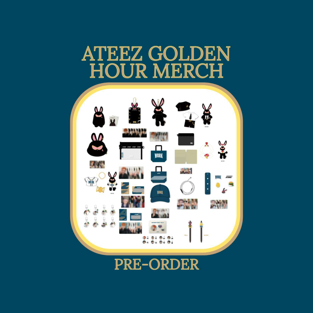 Ateez Golden Hour Pt.1 Merch