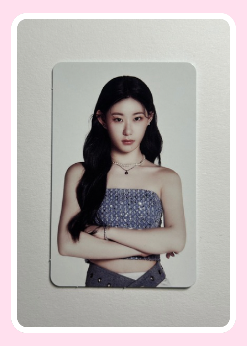Chaeryeong ITZY Kill My Doubt Pop Up Trading Card