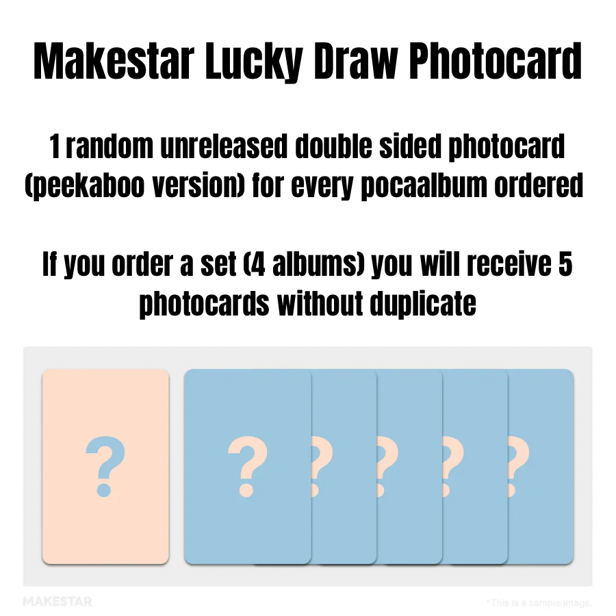 PRE ORDER AND2BLE 1st Mini Album Sequence 01: Curiosity POCAALBUM Lucky Draw