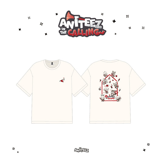 PRE ORDER Cream T-Shirt ATEEZ x ANITEEZ IN THE CALLING MD