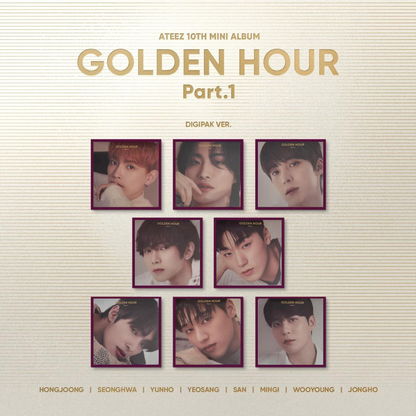 ATEEZ GOLDEN HOUR : PART.1 (10TH MINI ALBUM) DIGIPACK