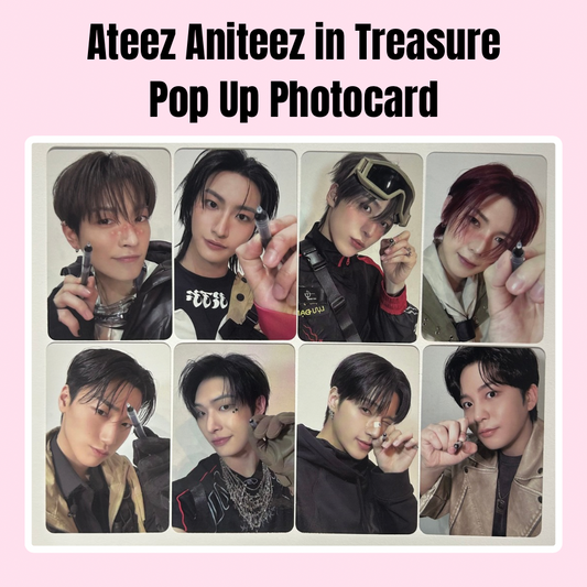Ateez Aniteez in Treasure Pop Up Photocard