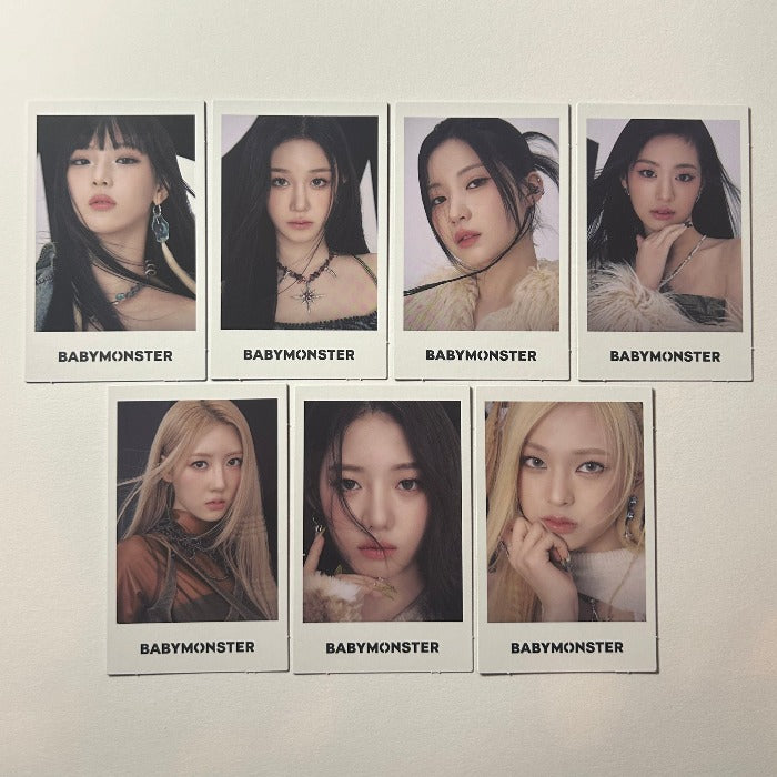 BABYMONSTER BABYMONS7ER Weverse Pob Polaroid with member choice