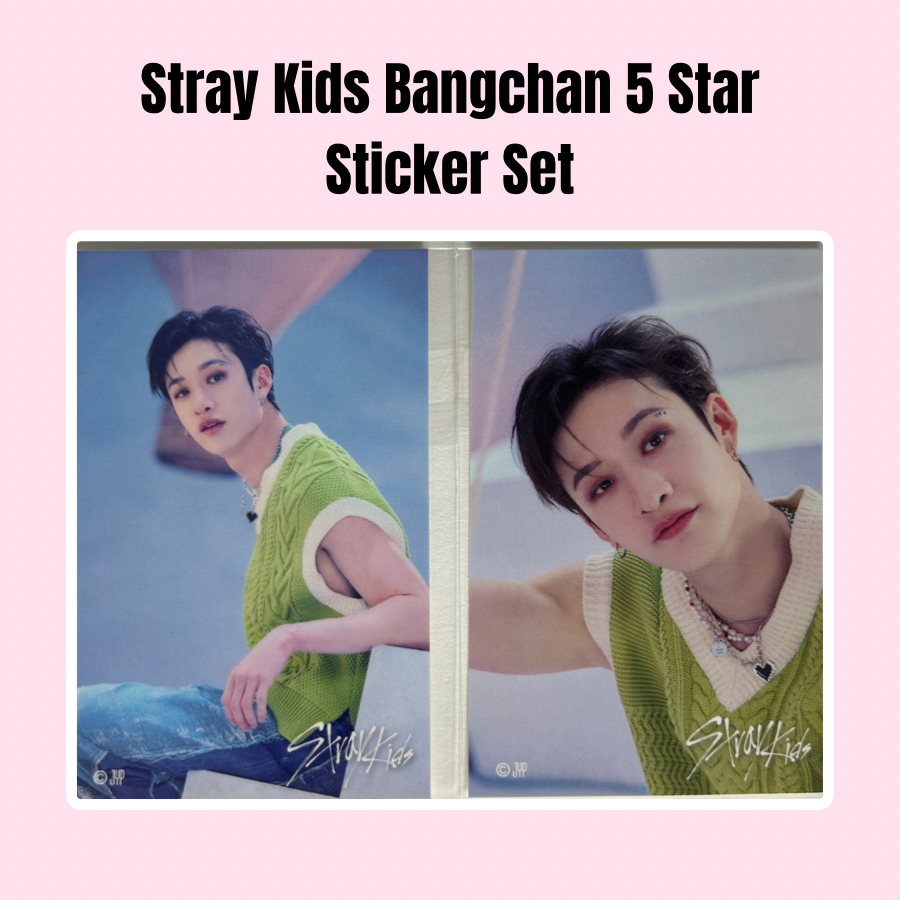 Bangchan Stray Kids 5 Star Japan Sticker Set