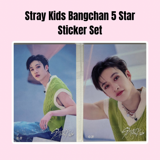 Bangchan Stray Kids 5 Star Japan Sticker Set