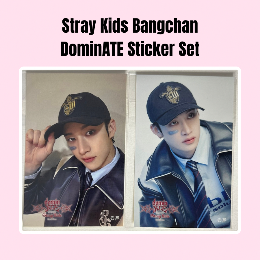 Bangchan Stray Kids DominATE Japan Sticker Set