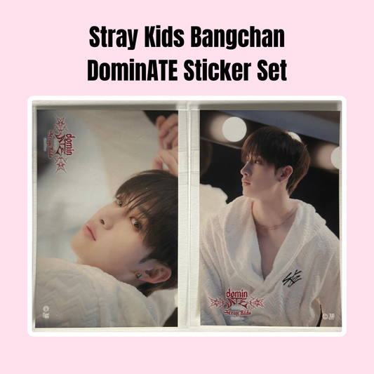 Bangchan Stray Kids DominATE Japan Sticker Set