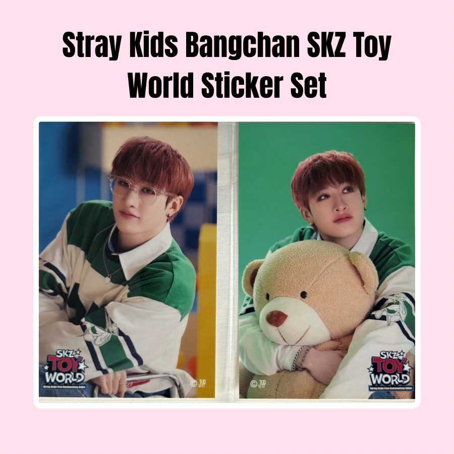 Bangchan Stray Kids SKZ Toy World Japan Sticker Set