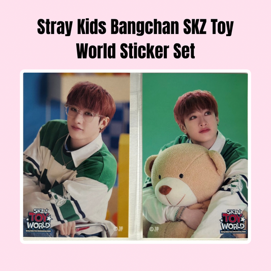 Bangchan Stray Kids SKZ Toy World Japan Sticker Set