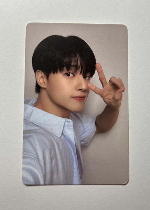 Wooyoung Ateez Cafe Bom Bom Photocard