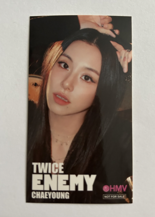 Chaeyoung Twice Enemy HMV Pob Photocard