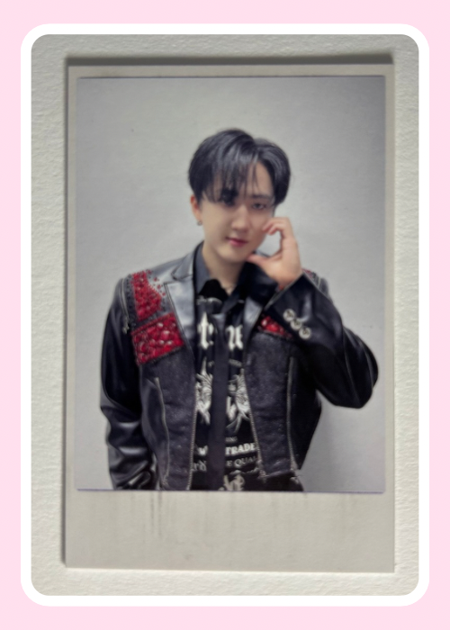 Changbin Stray Kids Rockstar JYP Polaroid Photocard