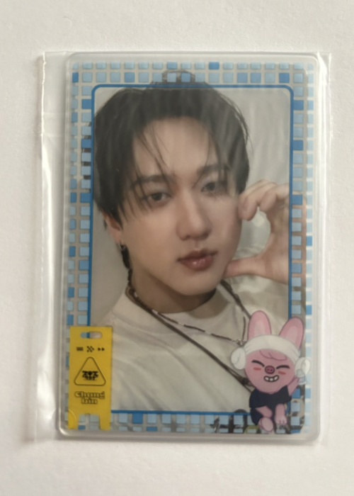 Changbin Stray Kids Sauna Japan Lucky Draw Photocard and Cover