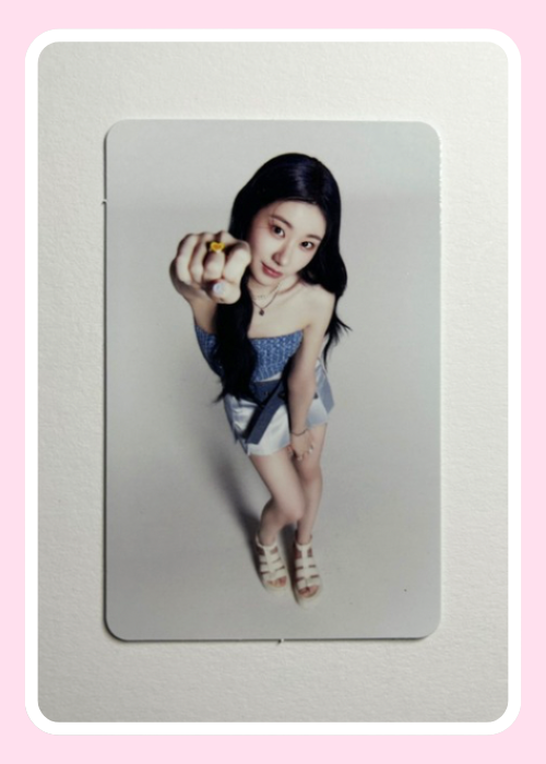 Chaeryeong ITZY Kill My Doubt Pop Up Trading Card